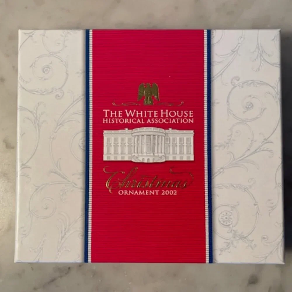 2002 White House Christmas Ornament The East Room in 1902 IOB